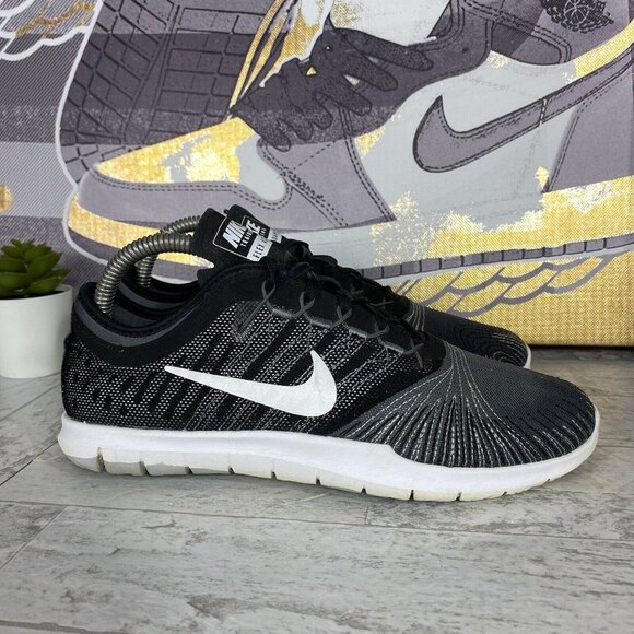 Nike Flex Adapt TR Womens Shoes Sneakers Size 6.5 Black White Running 831579-001 - Picture 6 of 11